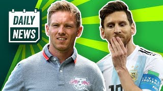 Argentinien zerfällt Messi am Boden Nagelsmann übernimmt RB Leipzig Mbappé mit Rekord Daily News [upl. by Agamemnon]