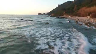 Corfu  Agios Gordios Beach 3  29012016  DJI Phantom 3  drone 12 [upl. by Jervis]