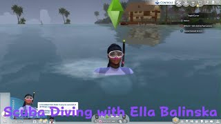 The Sims 4  Scuba Diving with Ella Balinska [upl. by Nohj]