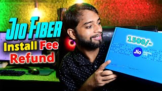 Jio Fiber Prepaid Is the Installation Charge Really Refundable What You Need to Know [upl. by Presber453]