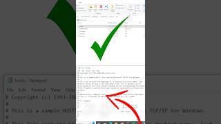 How to Find amp Edit Host File in Windows  Easy Shortcut 🖥️ shorts host windowstips techhacks [upl. by Ainomar]