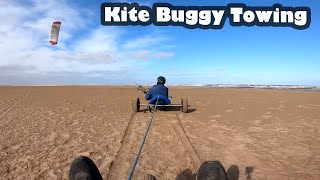 Kite Buggy Towing  Mablethorpe UK [upl. by Okajima]