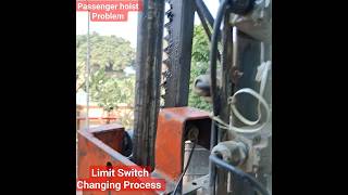 Passenger hoist Limit Switch workinglimit change kase karte haelectrical 2024 shorts foryou ne [upl. by Llerruj]