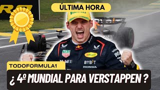 F1 HOY ¿ 4º MUNDIAL PARA VERSTAPPEN [upl. by Gilus435]