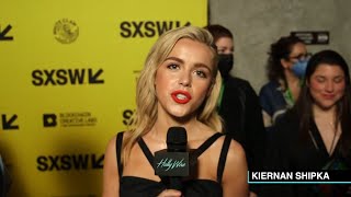 Kiernan Shipka Shares Behind The Scenes Tea On New Show  Hollywire [upl. by Aristotle]