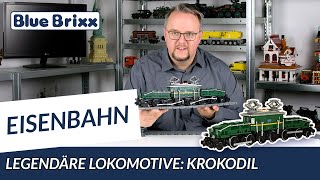 Legendäre Lokomotive  Krokodil in grün von BlueBrixx [upl. by Seroka]