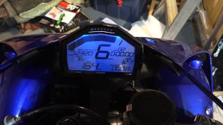 Translogic MicroDash Demo mode Yamaha R1 [upl. by Githens845]