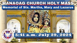 CATHOLIC MASS OUR LADY OF MANAOAG CHURCH LIVE MASS TODAY Jul 29 2024 541am Holy Rosary [upl. by Elatnahs]