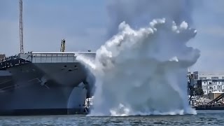 US Navy Testing • Electromagnetic Aircraft Launch System [upl. by Becket]