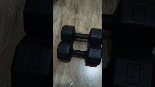 PVC dumbbell unboxing First impression Home gym [upl. by Hera]