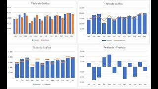 6 Gráficos para Comparar Previsto e Realizado [upl. by Ahseyi886]