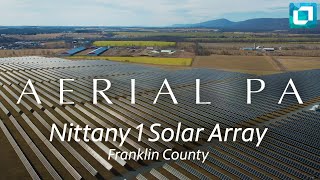 Nittany 1 Solar Array  Aerial PA [upl. by Notsle]