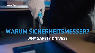 MARTOR KNIFE HACK Warum Sicherheitsmesser  Why safety knives [upl. by Eloken]