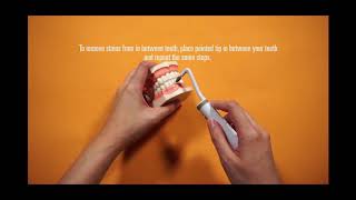 Tooth Stain Eraser  Plaque Remover  Mouth Mirror demo video [upl. by Nayrb]