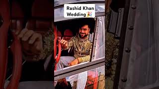 Rashid Khans wedding procession is coming  Rashid Khan Wedding🎉 [upl. by Nylanej]