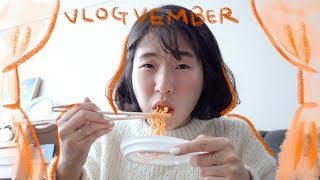 디델리 라볶이 먹고 일본여행 짐싸는 일요일 🍝 VLOGVEMBER12 [upl. by Herrmann]