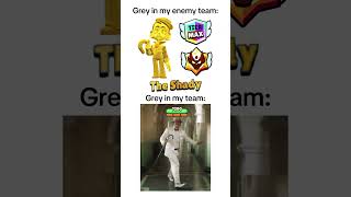 Grey in my team vs grey in enemy team ☠️ brawlstars shorts [upl. by Carce282]