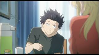 Koe no Katach  A silent voice  Breakfast scene [upl. by Rolfston]