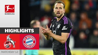 1 FC Köln  FC Bayern München  Highlights  Matchday 12 – Bundesliga 2324 [upl. by Launcelot229]