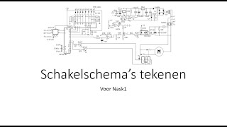 Schakelschemas tekenen [upl. by Nerok]