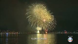 HD Queima de Fogos no Rio de Janeiro e em São Paulo  01012018  Globo [upl. by Iznil732]