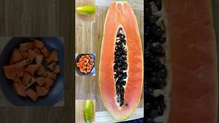 Papaya Fruit Taste amp Juice  Prt 2 shorts papaya papayafruit papayatree healthyfood [upl. by Chemush]