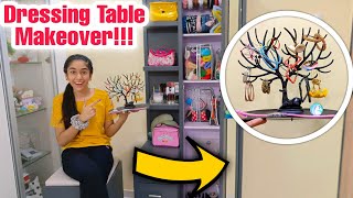 Dressing Table Makeover💄💍  Riyas Amazing World [upl. by Ahsi994]