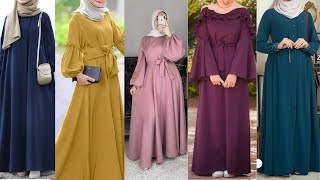 Modern Abaya Designs And Colours for Muslim girls  Abaya designs 2023 [upl. by Ellehcram]