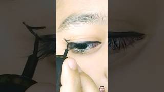 How to apply Eyeliner For Beginners makeup eyeliner shorts [upl. by Grussing]