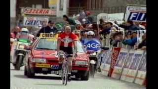 Tour de France 1996  Etape 09 Monetier les Bains  Sestrieres [upl. by Ahsirtap20]