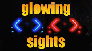 How to get a glowing reticlesight in Apex Legends Shorts [upl. by Llerdnod]