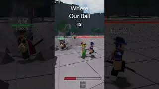 Where our ball is roblox thestrongestbattlegrounds [upl. by Ettezzil260]