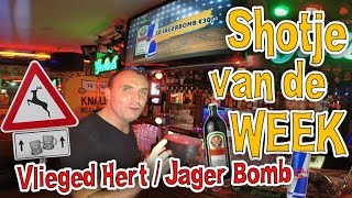 Shotje Van De Week  Vliegend Hert  Jager Bomb [upl. by Edya]