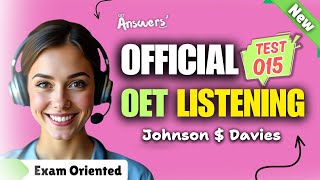 OET LISTENING TEST 11092024 oet oetexam oetnursing oetlisteningtest [upl. by Oruasi]