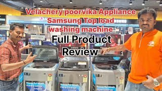 Samsung top load washing machine demo in tamil  Top load washing machine review  Dont miss it [upl. by Piane]