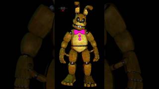 Absented Tangents Springbonnie Prisma 3D Showcase  fnaf springbonnie models shorts [upl. by Tinya302]