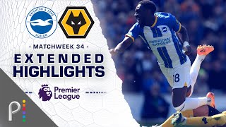 Brighton v Wolves  PREMIER LEAGUE HIGHLIGHTS  4292023  NBC Sports [upl. by Airakaz]