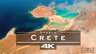 Crete Greece 🇬🇷  by drone 4K [upl. by Cyprio]