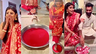 Mouni Roy Emotional Griha Pravesh And Ring Rasam Video Post Wedding Rituals [upl. by Yeliw]