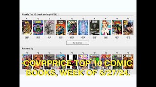 Covrprice Top 10 Comic Books Week of 52724 [upl. by Awra301]