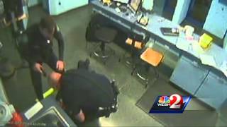 PD Woman tried to strangle jail officer inside booking room [upl. by Elfrieda]