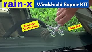 How to use RainX Windshield Repair Kit [upl. by Publus]