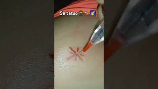 Mira este tatoo que hice hoy viralvideo tatoo tattoo [upl. by Virge]