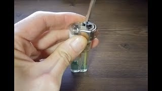 How to Refill a Disposable Lighter  The Easy Way [upl. by Alida]