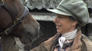 HRH The Princess Royal rehomes a pony from World Horse Welfare [upl. by Capriola]