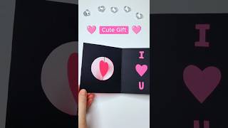 Cute Gift Idea 💖 Spinning Heart Card  How to Make Pop Up  Valentine’s Day Gift  DIY Paper Craft [upl. by Gerick950]