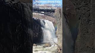 Paterson Great falls National historical park New jersey USAShorts AlaiosaiTV [upl. by Mcfadden]