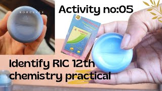 activity no 5 identify resin identification code RIC  Recycle class12th chemistry chemistry [upl. by Keeryt]