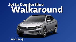 2024 Jetta Comfortline Pyrite Silver Metallic Walkaround  PVW [upl. by Reid]