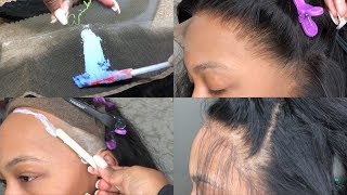 Bleach knots without brassiness melt lace amp silk press  Beginner friendly  Detailed [upl. by Welby]